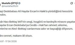 Bakan Çiftçi'den Ali Haydar Ercan için taziye mesajı