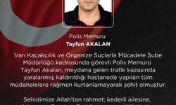 Bakan Çiftçi'den şehit polis memuru Tayfun Akalan için başsağlığı mesaj