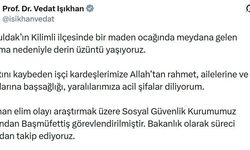 Bakan Işıkhan: Madendeki patlamayla ilgili başmüfettiş görevlendirildi