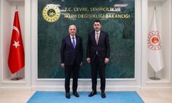 Bakan Kurum, Ümraniye Belediye Başkanı Yıldırım'ı kabul etti
