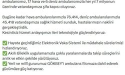 Bakan Memişoğlu: GÖKBEY helikopterlerini ambulans filomuza dahil ediyoruz