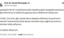 Bakan Memişoğlu'ndan, Başakşehir'deki olayda yaralanan 8 kişinin durumuna ilişkin açıklama