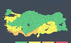 Bakanlıktan 4 il için 'turuncu', 25 il için 'sarı' kodlu uyarı