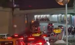 Beşiktaş'ta su borusu patladı; Zincirlikuyu alt geçidini su bastı