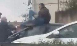 Beykoz'da trafikte kaynak yaptı; sürücüler arasında tekmeli yumruklu kavga çıktı