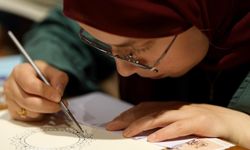 Boğaziçi Üniversitesi'nde tezhip atölyesi düzenlendi