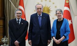 Cumhurbaşkanı Erdoğan, Aziz Sancar'ı kabul etti
