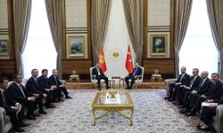 Cumhurbaşkanı Erdoğan, Kırgızistan Cumhurbaşkanı Caparov ile görüştü (2)