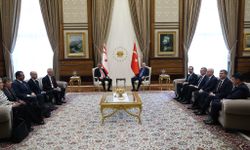Cumhurbaşkanı Erdoğan, KKTC Cumhurbaşkanı Erhürman ile görüştü (2)
