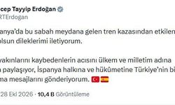 Cumhurbaşkanı Erdoğan'dan İspanya'ya geçmiş olsun mesajı