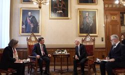 Cumhurbaşkanı Yardımcısı Yılmaz, Macaristan Cumhurbaşkanı Baka ile bir araya geldi