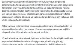 Cumhurbaşkanı Yardımcısı Yılmaz: Olağan tasfiyeler hızla yapılmaktadır