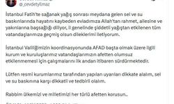 Cumhurbaşkanı Yardımcısı Yılmaz: Sel ve su baskınına karşı uyarıları dikkate alalım