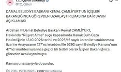 Damal Belediye Başkanı Çamliyurt, görevden uzaklaştırıldı
