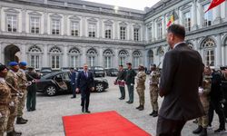 Dışişleri Bakanı Fidan, Belçikalı mevkidaşı Prevot tarafından karşılandı