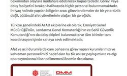 DMM: AFAD dalgıçlarının görevi bıraktığı iddiaları asılsızdır