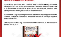 DMM: Azerbaycan'da Türk bayrağının indirilmeye çalışıldığı iddiaları asılsızdır