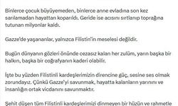 Emine Erdoğan: Gazze'de 3 yıldır bir halkın kökleri sökülmeye çalışılıyor