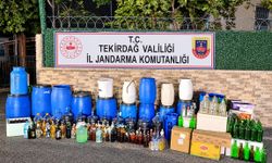 Evinde 1 ton 120 litre sahte şarap ele geçirilen şüpheli gözaltına alındı