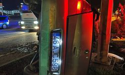 Gaziantep'te devrilen otomobilin sürücüsü öldü