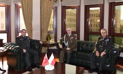 Genelkurmay Başkanı Bayraktaroğlu, Polonya Kara Kuvvetleri Müfettişi Tümgeneral Fajkowski'yi kabul etti