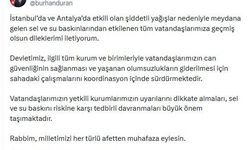 İletişim Başkanı Duran: Devletimiz tüm kurum ve birimleriyle sahada