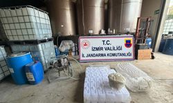 İzmir'de kaçak etil alkol operasyonu