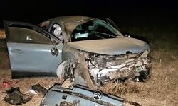 Kaçak göçmenleri taşıyan otomobil takla attı; 9 yaralı