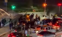 Kağıthane'de asker uğurlama konvoyunda yaşanan kaza kamerada: 1 yaralı