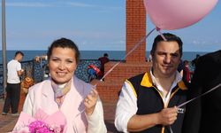 Kanseri yenen Yasemin için balon uçurdular