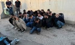 Kırıkkale'de 20 düzensiz göçmen yakalandı