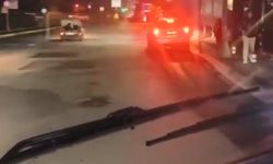 Küçükçekmece'de 2 çocuğun otomobilin bagajındaki tehlikeli yolculuğu kamerada