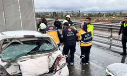 Kütahya'da 5 aracın karıştığı zincirleme kaza: 1 yaralı