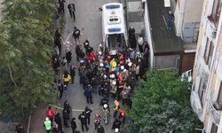 Maltepe 7 katlı binada çökme; 5 kişi kurtarıldı/ Yaralıların çıkarılışı havadan görüntü