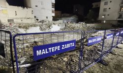 Maltepe'de çöken binanın enkaz kaldırma çalışmaları tamamlandı