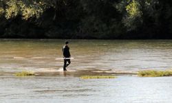 Meriç Nehri'nde kaybolan 2 çocuğu arama çalışmaları 2'nci gününde