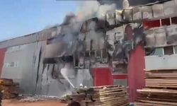 Mobilya fabrikasında yangın (2)