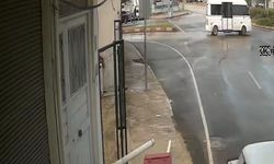 Motosikletiyle çarptığı su borusu başına düştü