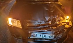 Otomobille çarpışan motosikletin sürücüsü öldü