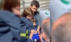 Parmağını boruya sıkıştıran çocuğu itfaiye kurtardı​