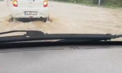 Şile'de sağanak etkili oluyor; yollar göle döndü