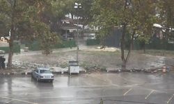Silivri'de sağanak etkili oluyor
