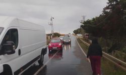 Silivri'de yakıt yüklü tanker şarampole devrildi