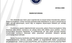 SPK'dan yabancı finans kuruluşlarına ilişkin iddialara yalanlama