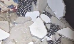 Tavandan başına sıva parçaları düşen kadının oğlu: Burnunda kırık, sol gözünde görme kaybı var