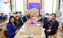 TBMM Başkanı Kurtulmuş, Kanada Avam Meclisi Başkanı Scarpaleggia ile bir araya geldi