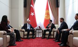 TBMM Başkanı Kurtulmuş, Kırgızistan Jogorku Keneş Başkanı Mamataliyev ile görüştü