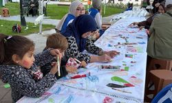 Tekirdağ'da 'Filistinli Çocuklar İçin Çiz' etkinliği