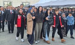 Uygulama noktasında şehit edilen polis memuru için tören düzenlendi