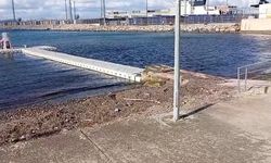 Yalova açıklarında deniz yüzeyi kırmızıya boyandı